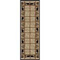 Mayberry Rug Mayberry Rug HS7472 2X8 2 ft. 3 in. x 7 ft. 7 in. Hearthside Toccoa Area Rug; Multi Color HS7472 2X8